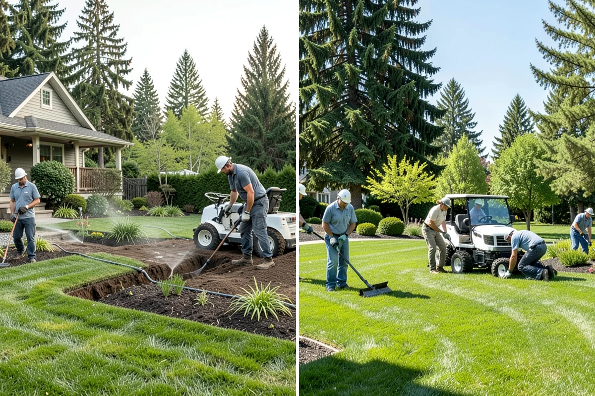 Pondless Waterfall in Everett, Snohomish County, WA - Design the waterfall and stream path