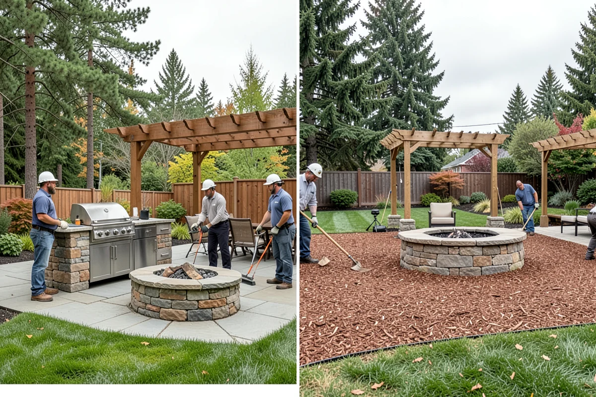 Pondless Waterfall in Gig Harbor, Pierce County, WA - Design the waterfall and stream path