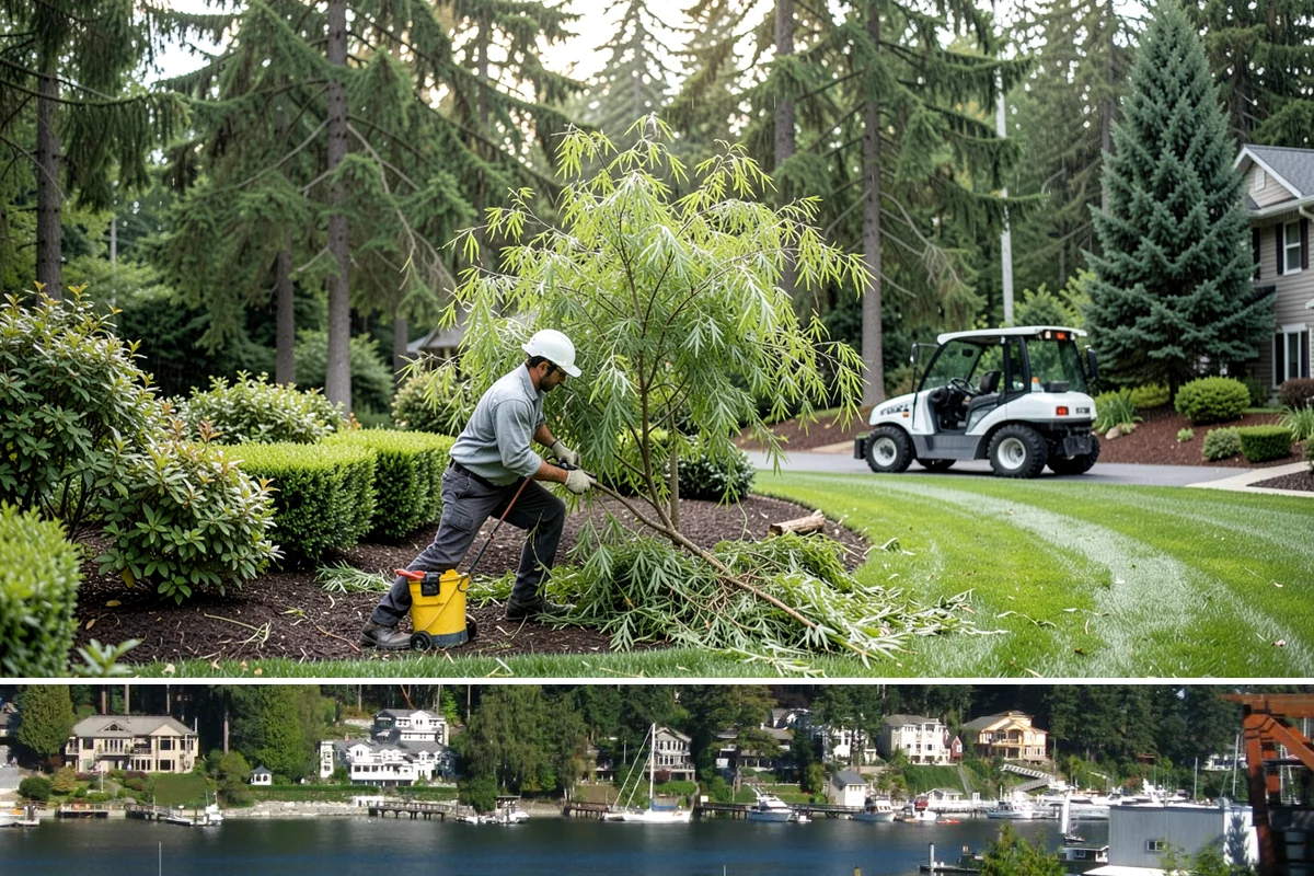 Pondless Waterfall in Gig Harbor, Pierce County, WA - Best built spring through fall.