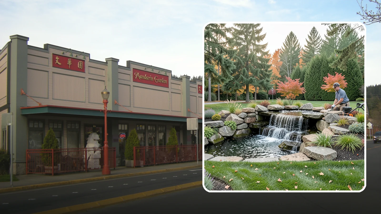 Pondless Waterfall in Issaquah, King County, WA - Disappearing waterfalls that deliver the sound and beauty of moving water with no open pond to maintain.