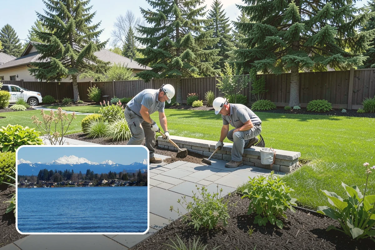 Pondless Waterfall in Lake Stevens, Snohomish County, WA - Beauty and sound, no open pond