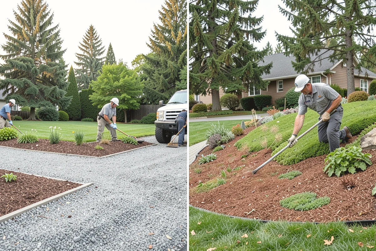 Pondless Waterfall in Mercer Island, King County, WA - Design the waterfall and stream path