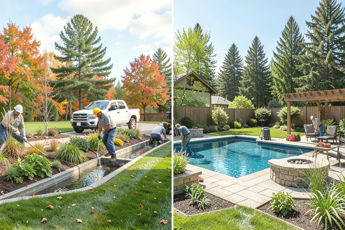 Pondless Waterfall in Mountlake Terrace, Snohomish County, WA - Design the waterfall and stream path