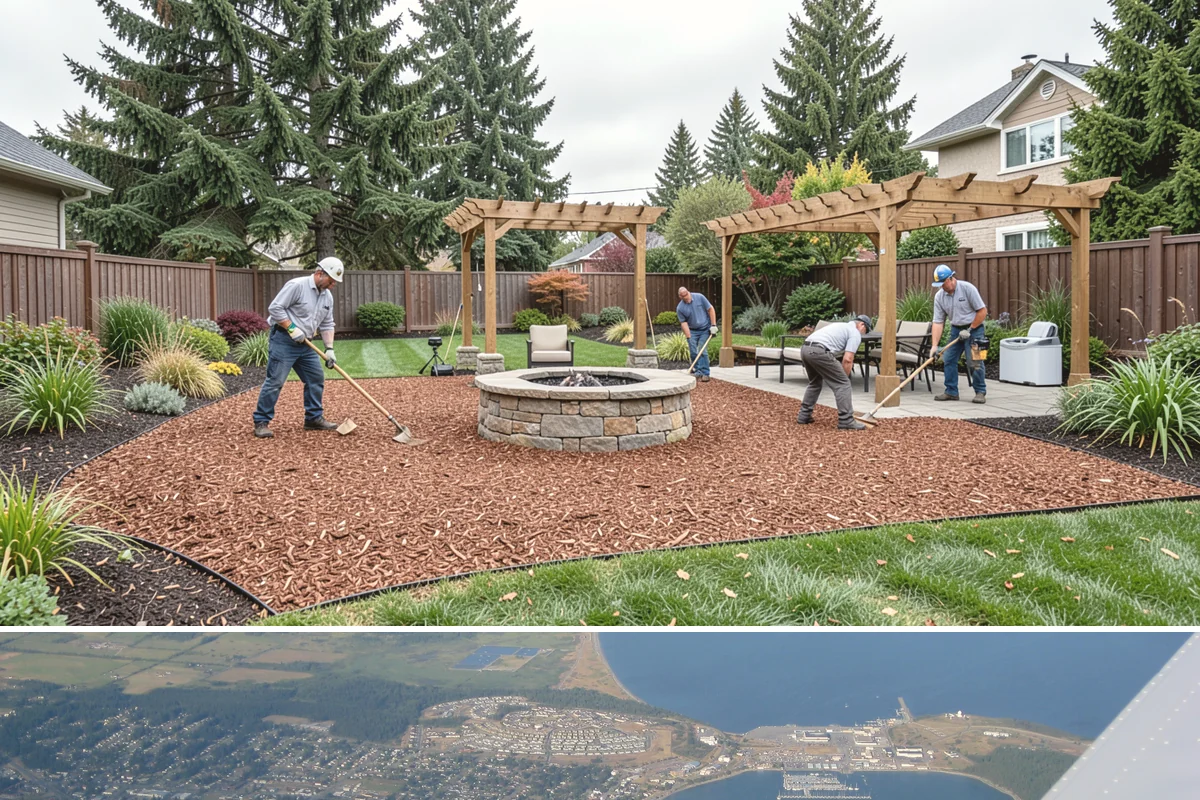 Pondless Waterfall in Oak Harbor, Island County, WA - Best built spring through fall.