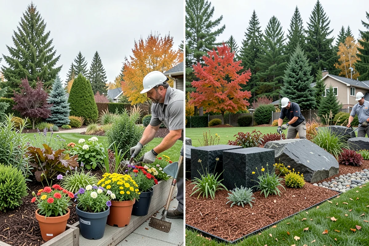 Pondless Waterfall in Pacific, King County, WA - Design the waterfall and stream path