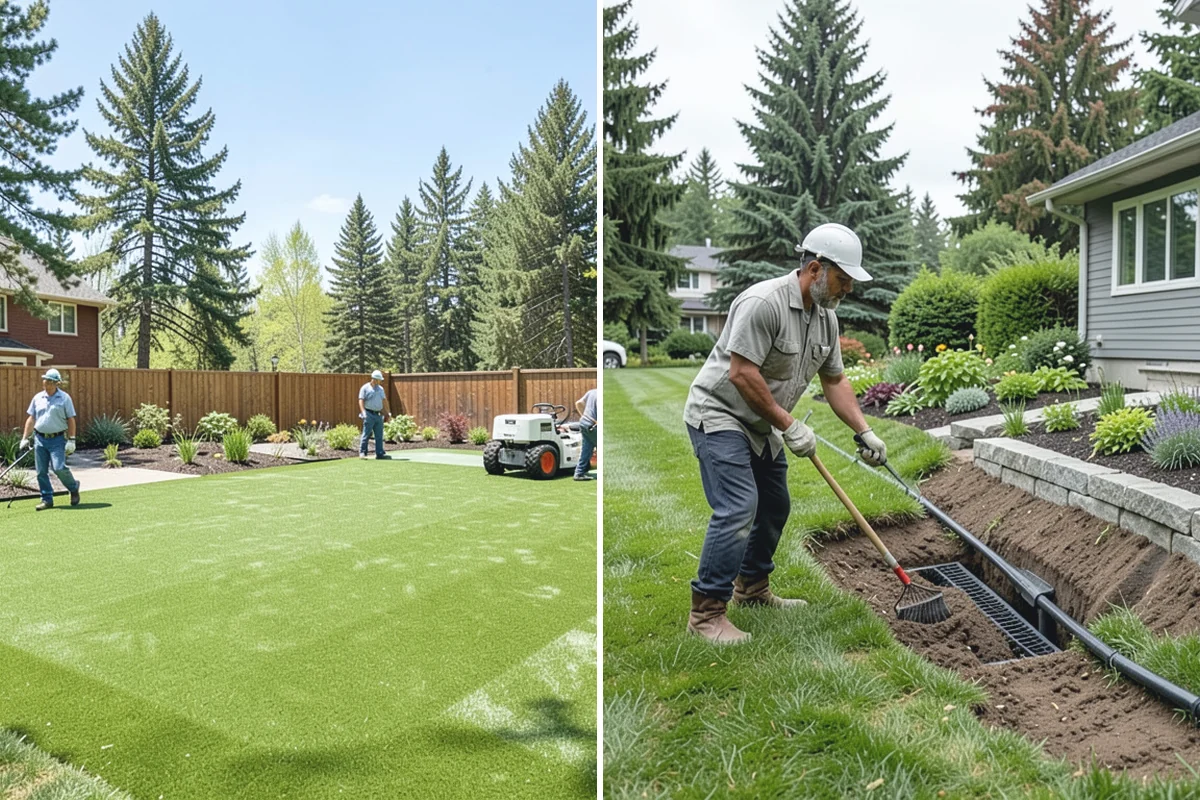 Pondless Waterfall in Roy, Pierce County, WA - Design the waterfall and stream path