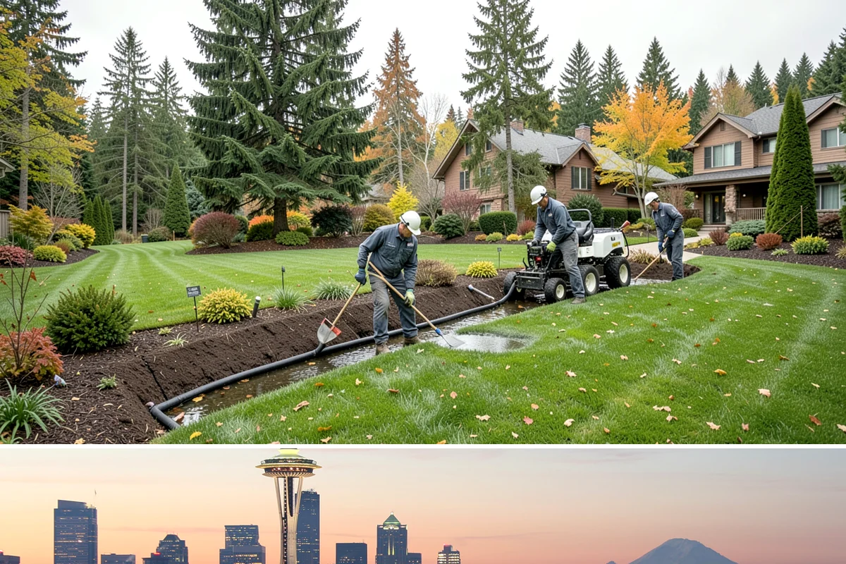 Pondless Waterfall in Seattle, King County, WA - Best built spring through fall.