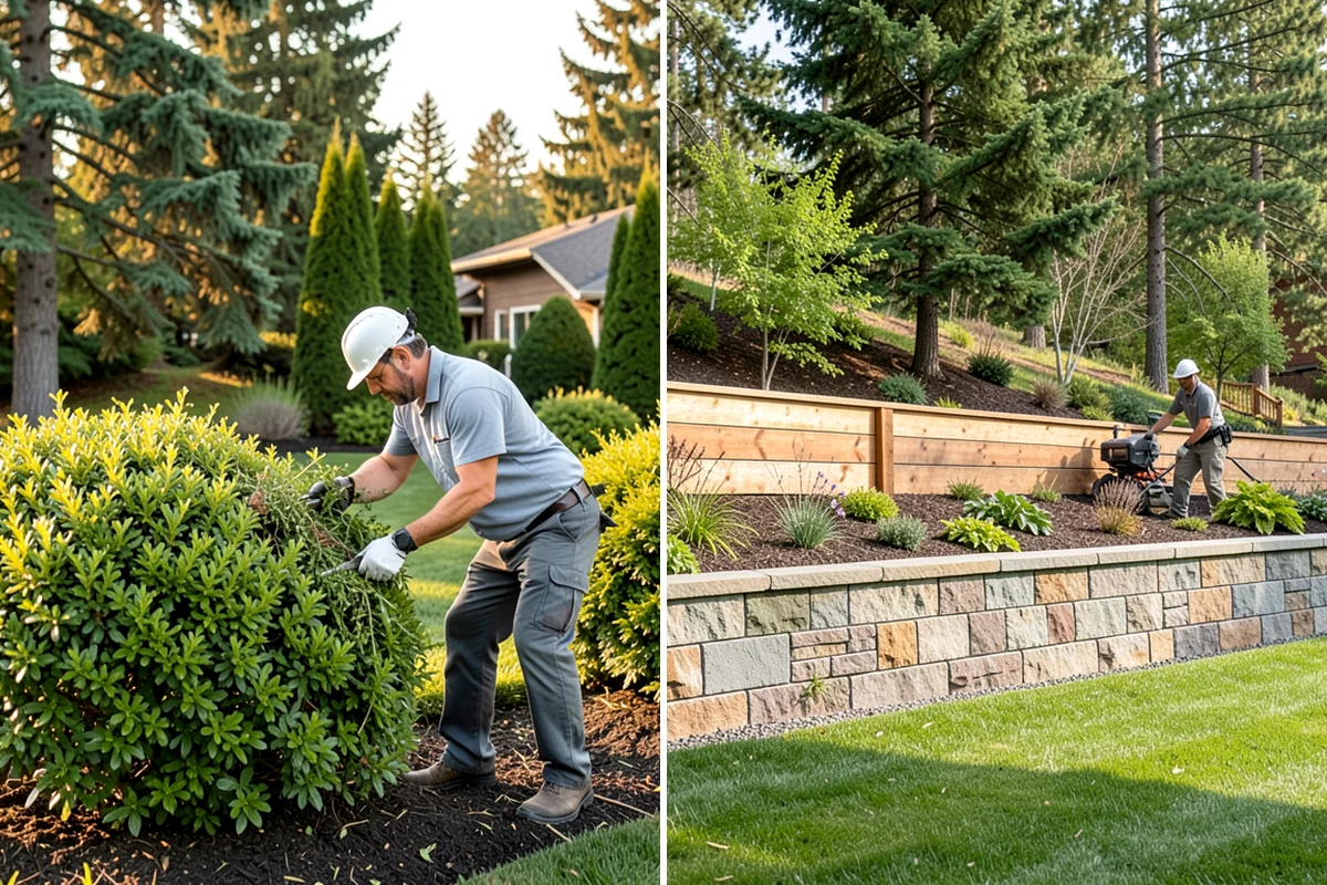 Pondless Waterfall in Shoreline, King County, WA - Design the waterfall and stream path