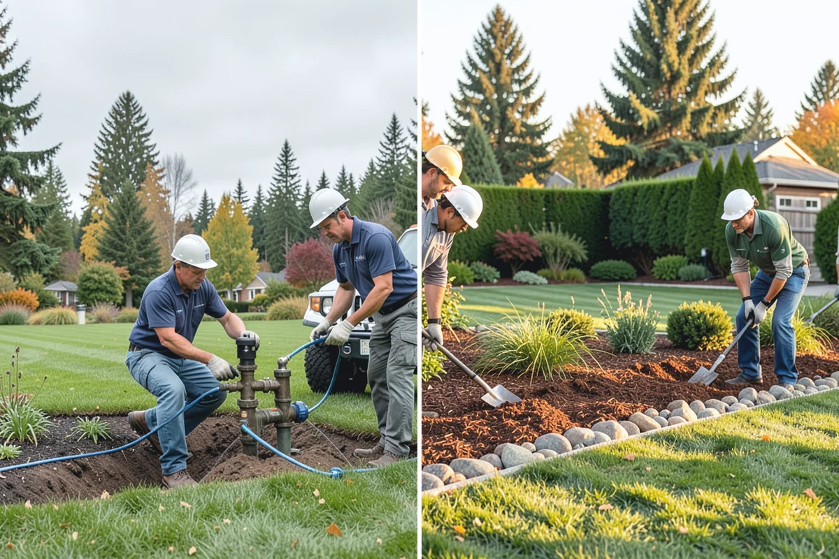 Pondless Waterfall in Skykomish, King County, WA - Design the waterfall and stream path