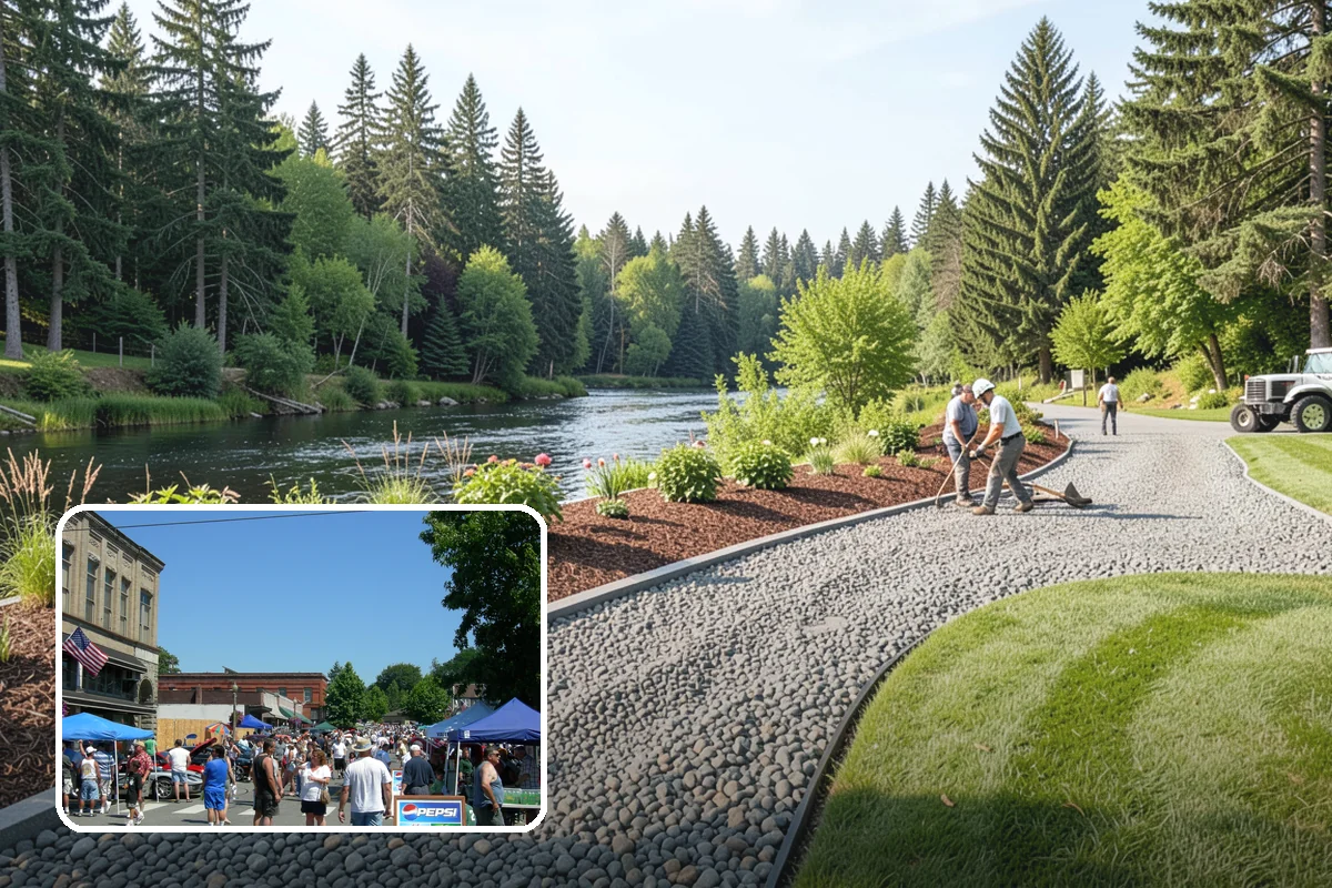 Pondless Waterfall in Snohomish, Snohomish County, WA - Beauty and sound, no open pond