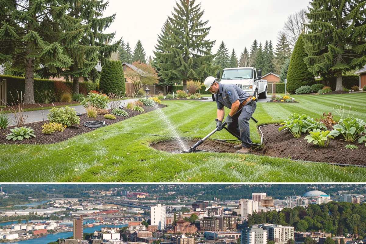 Pondless Waterfall in Tacoma, Pierce County, WA - Best built spring through fall.