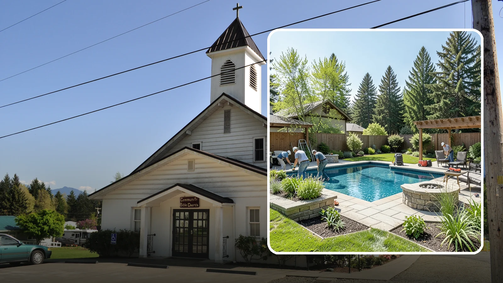 Pool Deck Installation in Concrete, Skagit County, WA - Slip-resistant paver and stone pool decks that surround your pool with safe, beautiful, durable space.