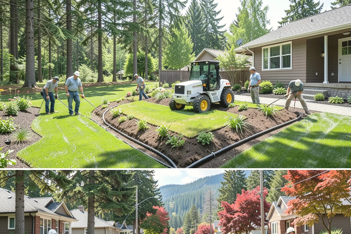 Pool Deck Installation in Hunts Point, King County, WA - Best built spring through fall.