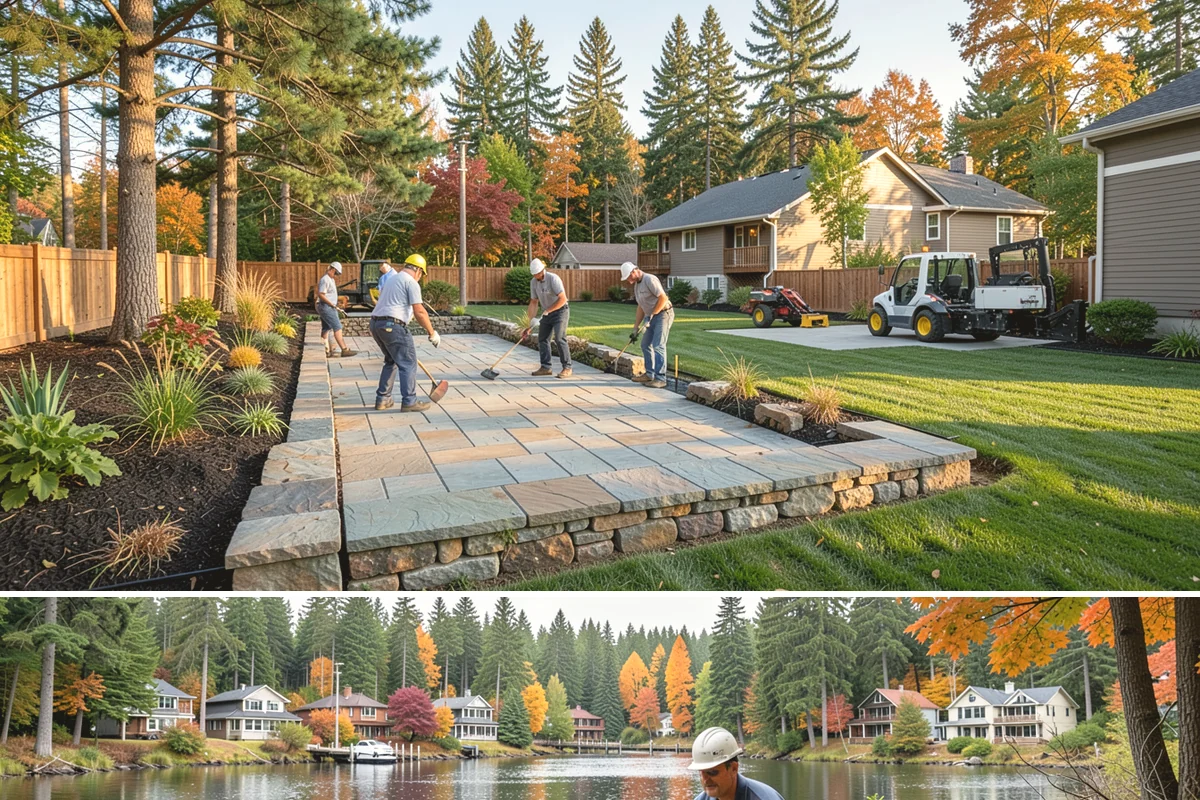 Pool Deck Installation in La Conner, Skagit County, WA - Best built spring through fall.