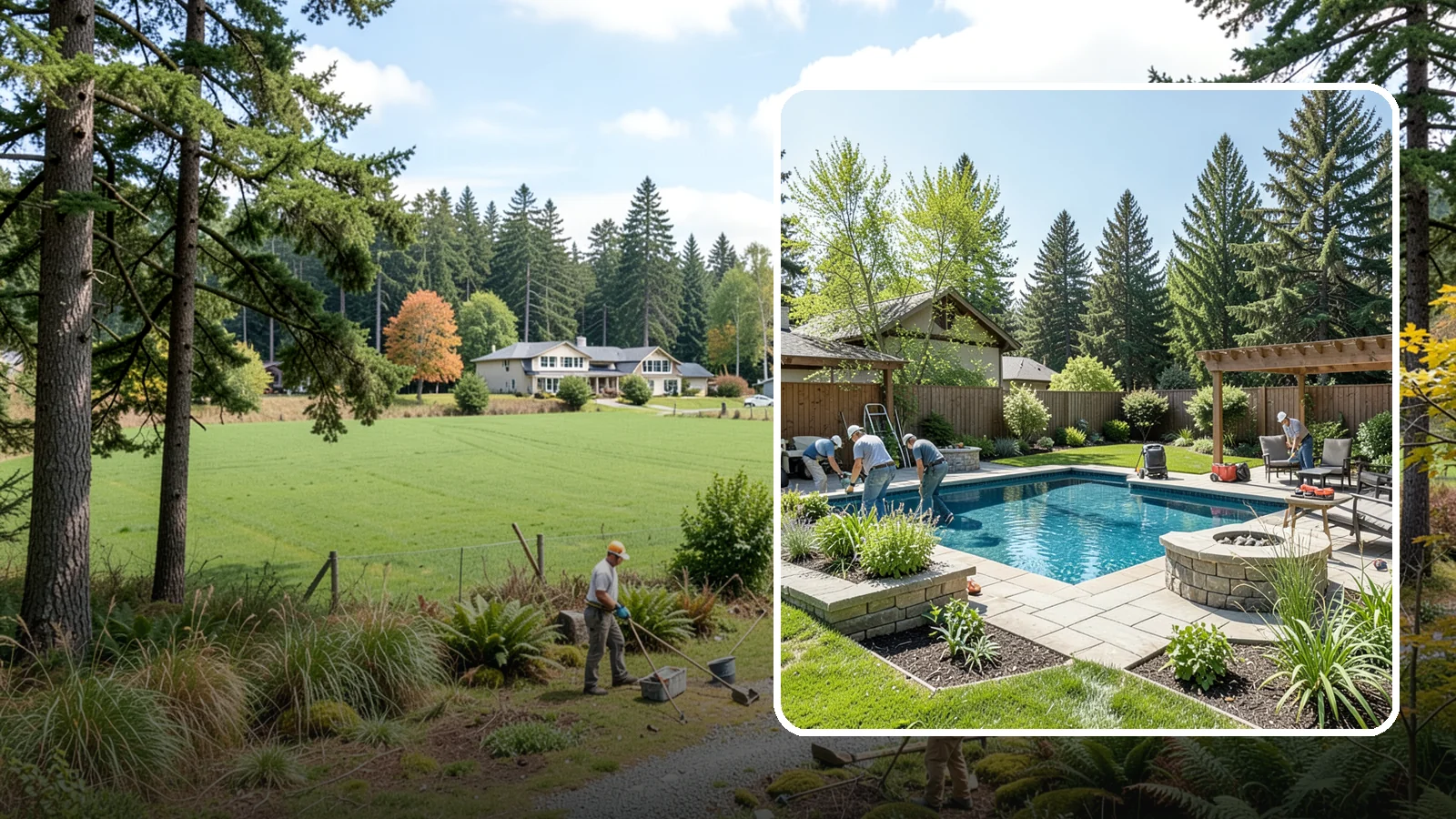Pool Deck Installation in Lyman, Skagit County, WA - Slip-resistant paver and stone pool decks that surround your pool with safe, beautiful, durable space.