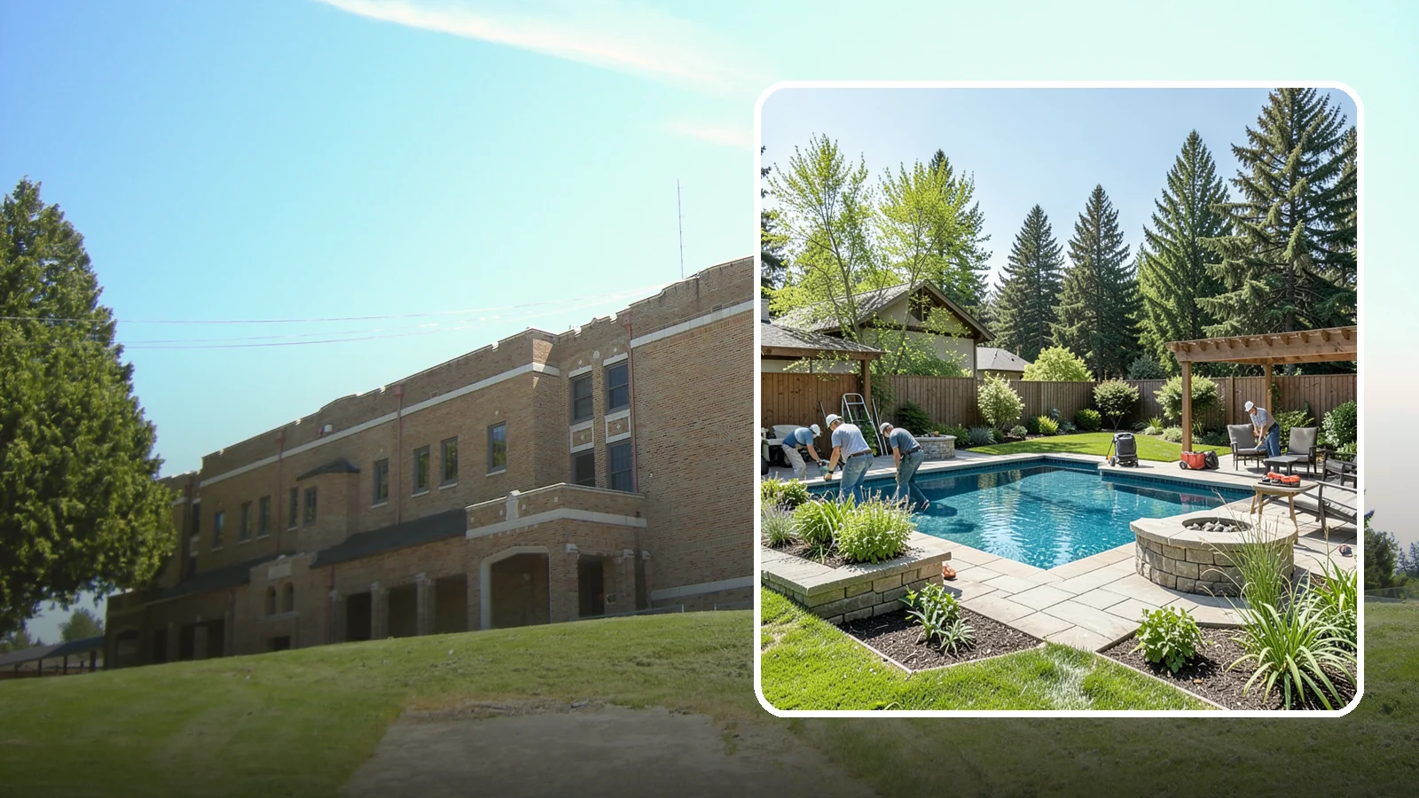 Pool Deck Installation in Maple Valley, King County, WA - Slip-resistant paver and stone pool decks that surround your pool with safe, beautiful, durable space.