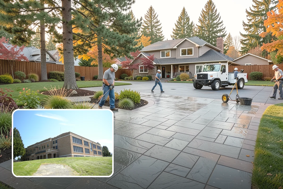 Pool Deck Installation in Maple Valley, King County, WA - Slip-resistant, comfortable surface