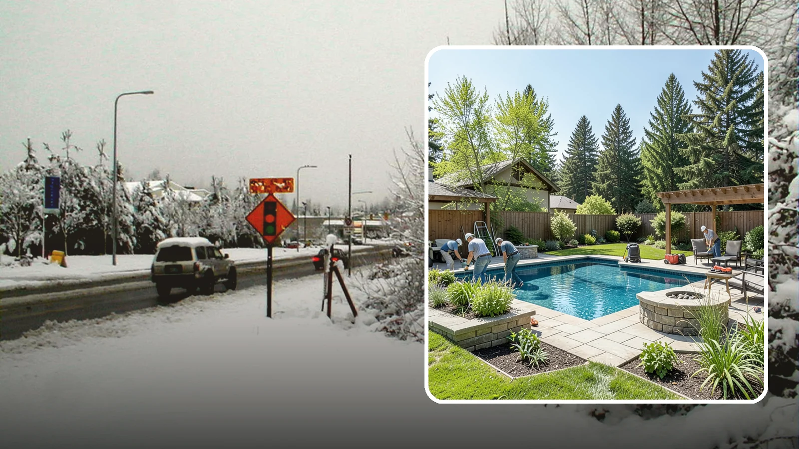 Pool Deck Installation in Newcastle, King County, WA - Slip-resistant paver and stone pool decks that surround your pool with safe, beautiful, durable space.