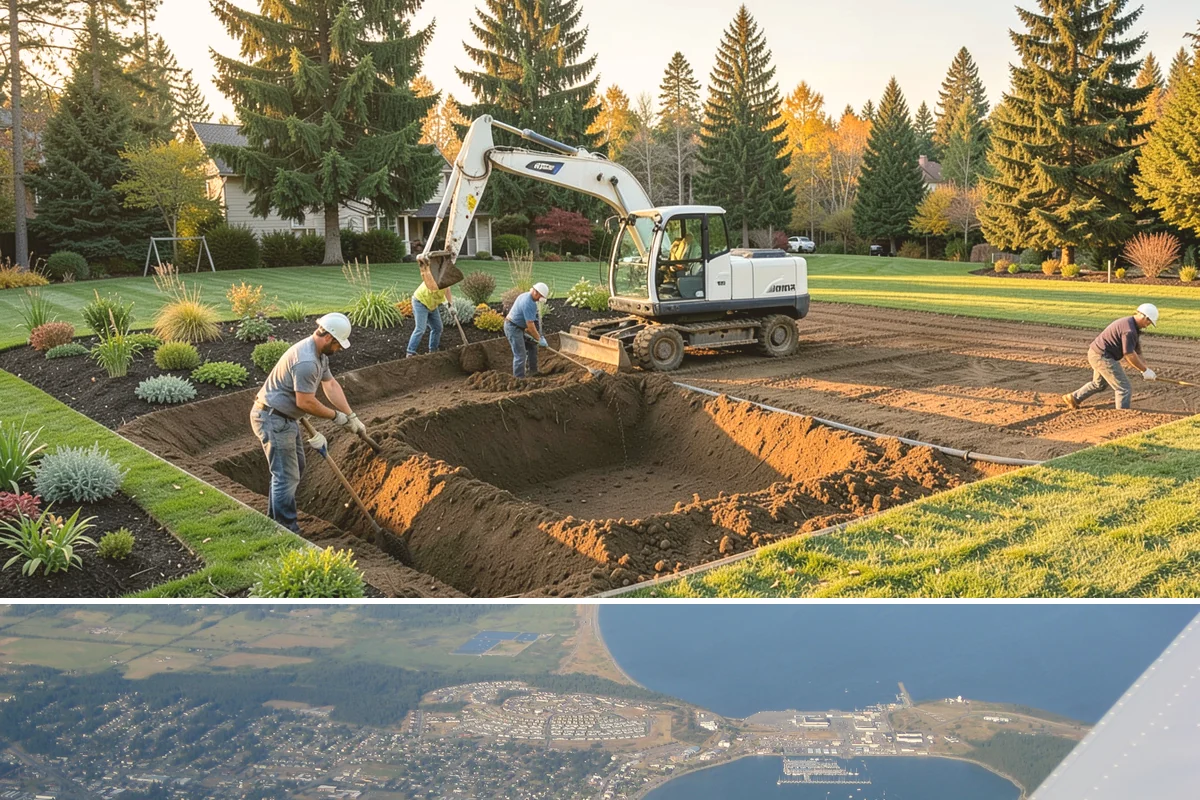 Pool Deck Installation in Oak Harbor, Island County, WA - Best built spring through fall.