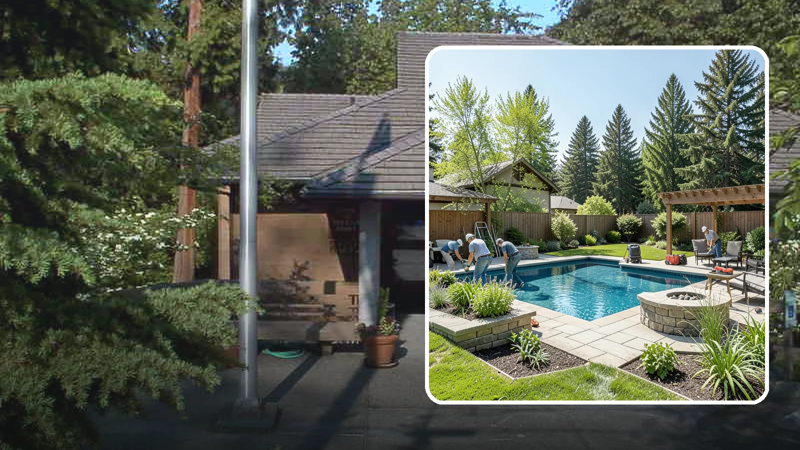 Pool Deck Installation in Yarrow Point, King County, WA - Slip-resistant paver and stone pool decks that surround your pool with safe, beautiful, durable space.