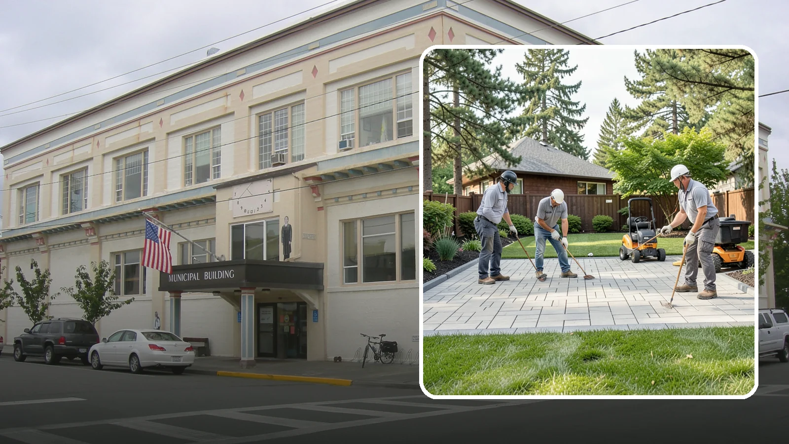 Porcelain Paver Installation in Anacortes, Skagit County, WA - Low-maintenance 20mm porcelain pavers that resist stains, moss, and fading, delivering a modern, near-zero-upkeep Northwest patio.