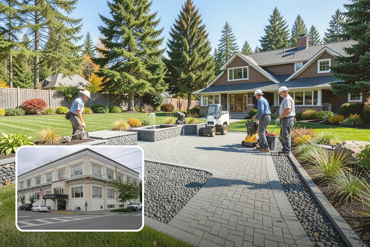 Porcelain Paver Installation in Anacortes, Skagit County, WA - Nearly nonporous and highly stain resistant