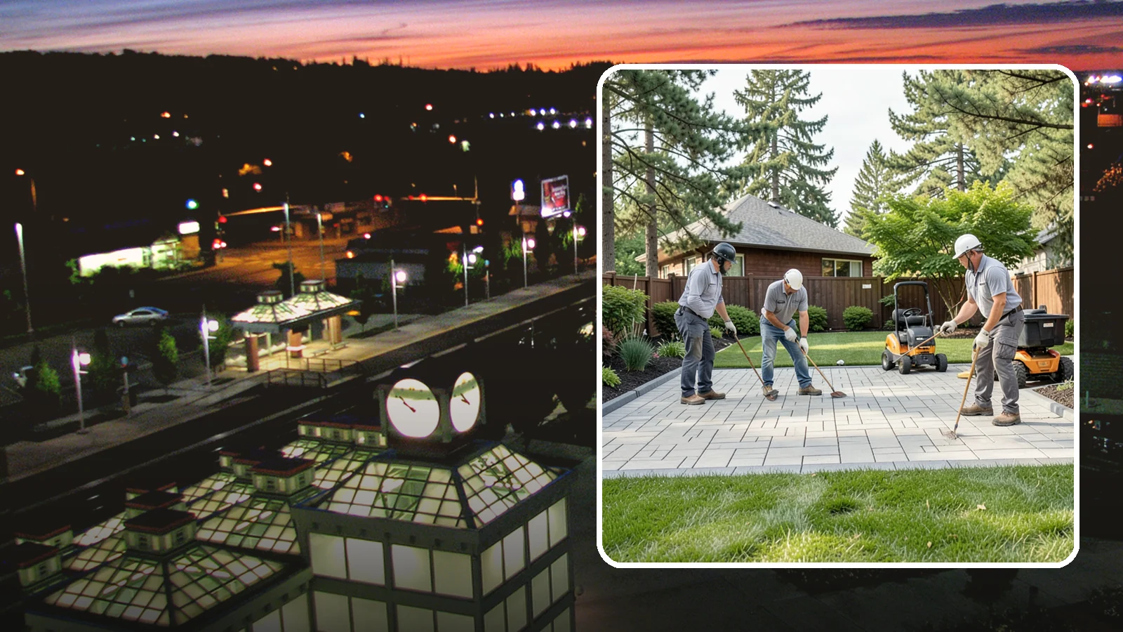 Porcelain Paver Installation in Auburn, King County, WA - Low-maintenance 20mm porcelain pavers that resist stains, moss, and fading, delivering a modern, near-zero-upkeep Northwest patio.
