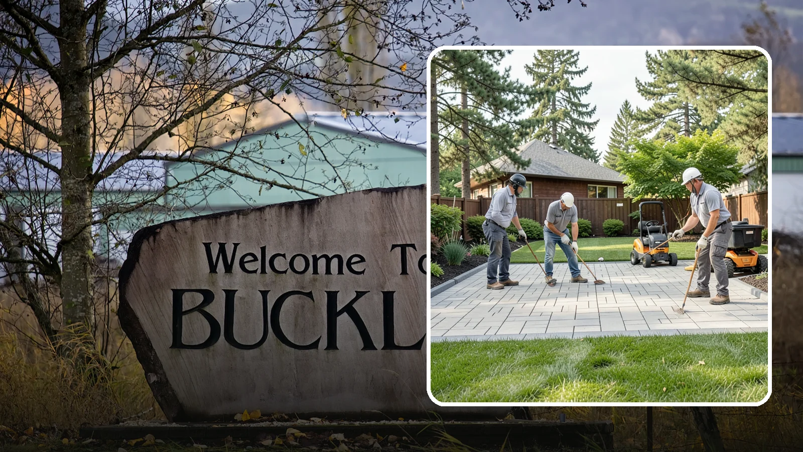 Porcelain Paver Installation in Buckley, Pierce County, WA - Low-maintenance 20mm porcelain pavers that resist stains, moss, and fading, delivering a modern, near-zero-upkeep Northwest patio.