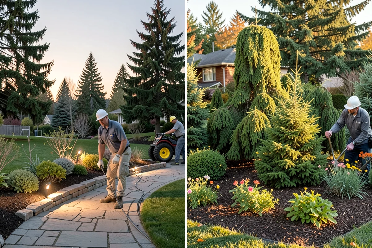 Porcelain Paver Installation in DuPont, Pierce County, WA - Confirm layout, look, and drainage method