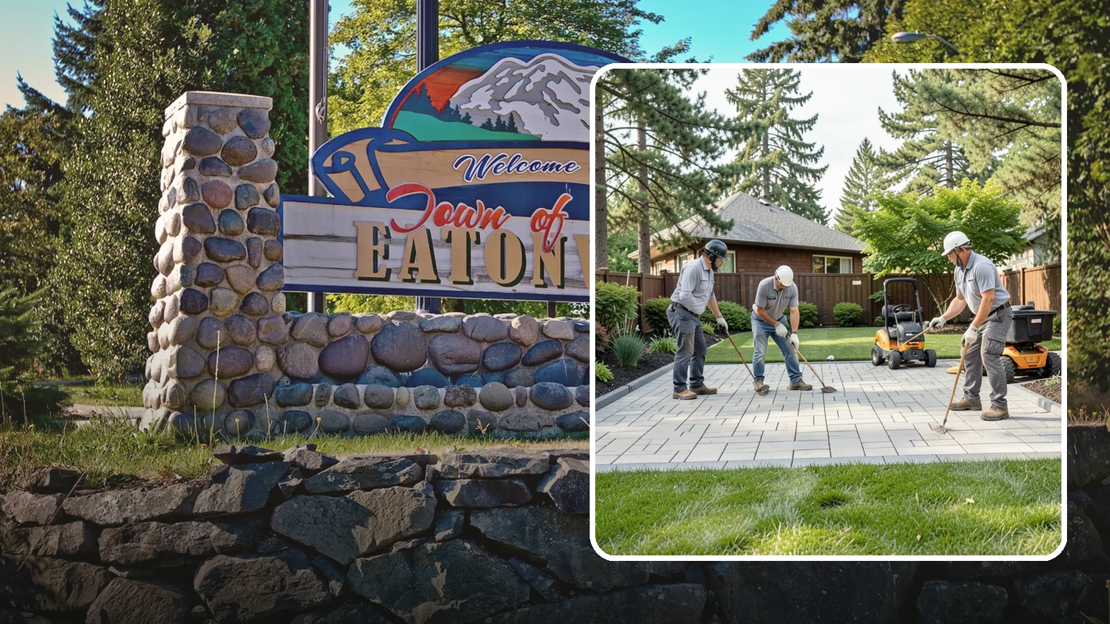 Porcelain Paver Installation in Eatonville, Pierce County, WA - Low-maintenance 20mm porcelain pavers that resist stains, moss, and fading, delivering a modern, near-zero-upkeep Northwest patio.