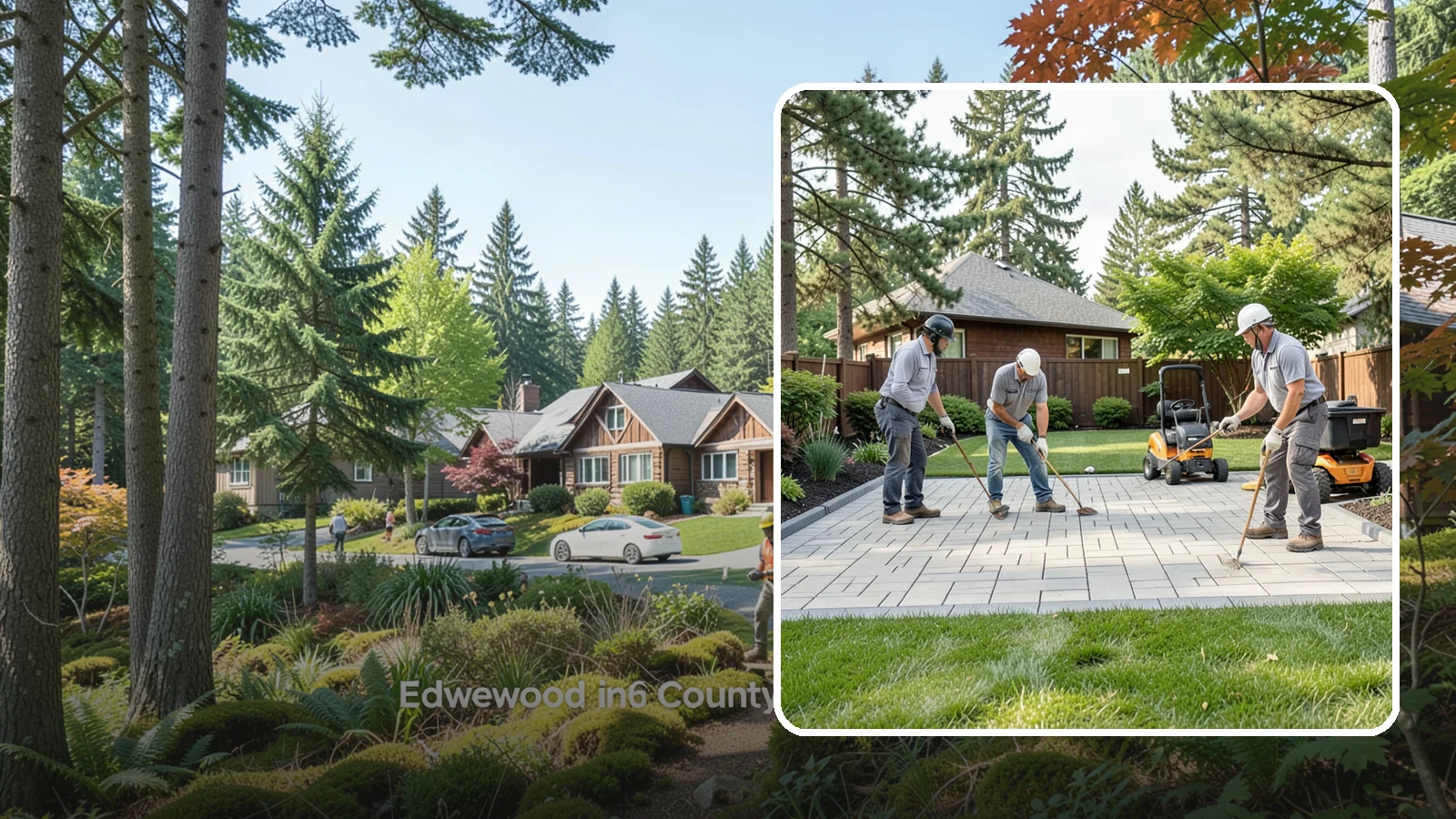 Porcelain Paver Installation in Edgewood, Pierce County, WA - Low-maintenance 20mm porcelain pavers that resist stains, moss, and fading, delivering a modern, near-zero-upkeep Northwest patio.