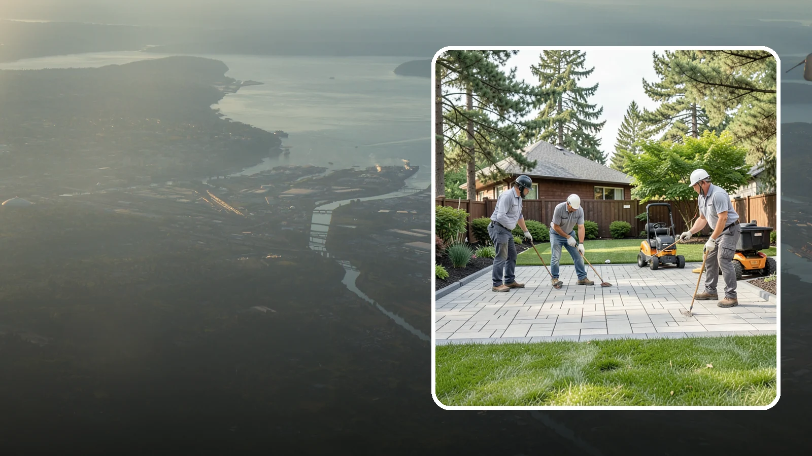 Porcelain Paver Installation in Fife, Pierce County, WA - Low-maintenance 20mm porcelain pavers that resist stains, moss, and fading, delivering a modern, near-zero-upkeep Northwest patio.