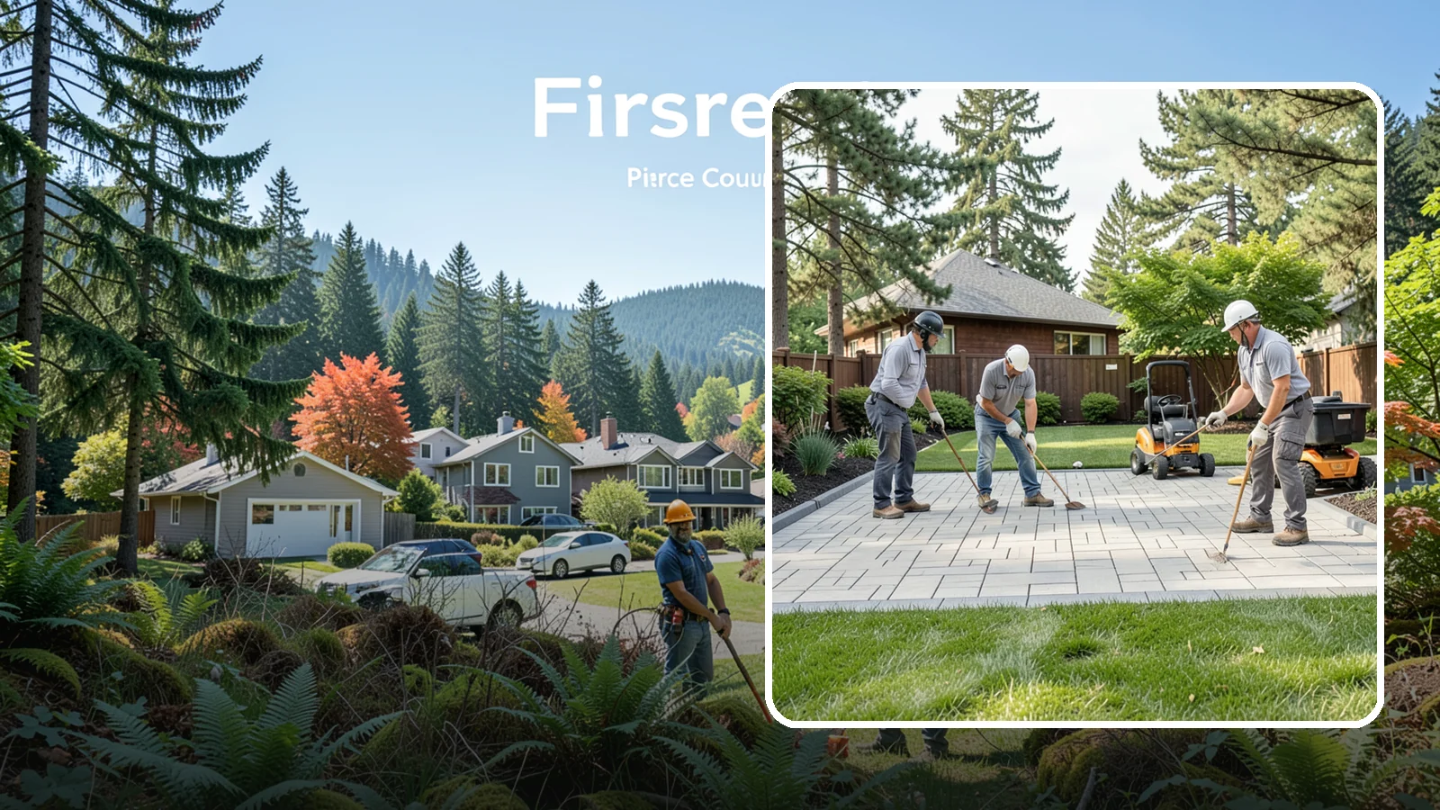 Porcelain Paver Installation in Fircrest, Pierce County, WA - Low-maintenance 20mm porcelain pavers that resist stains, moss, and fading, delivering a modern, near-zero-upkeep Northwest patio.