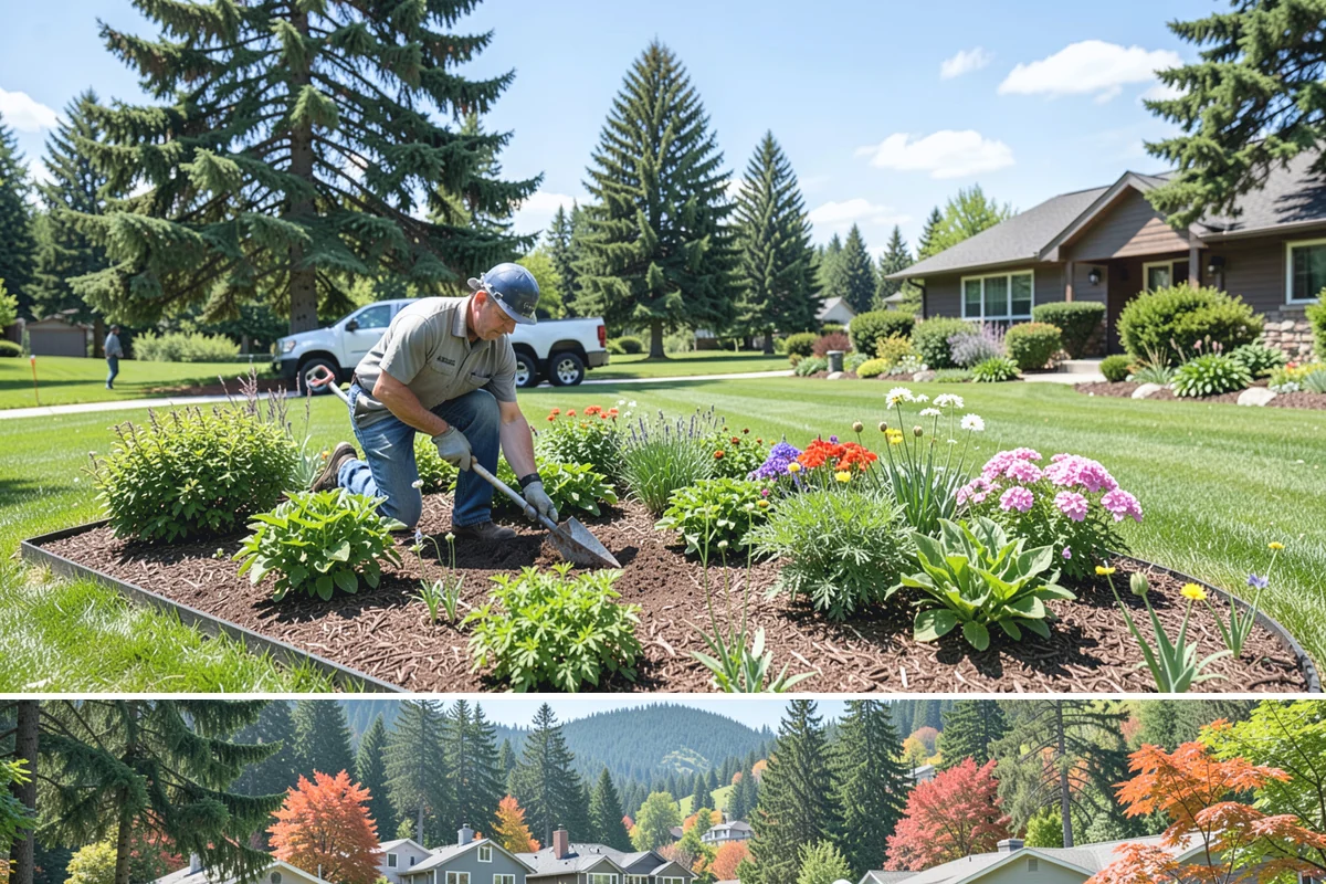 Porcelain Paver Installation in Fircrest, Pierce County, WA - Installable nearly year-round given its low absorption, though a dry base window from spring to fall gives the best results.