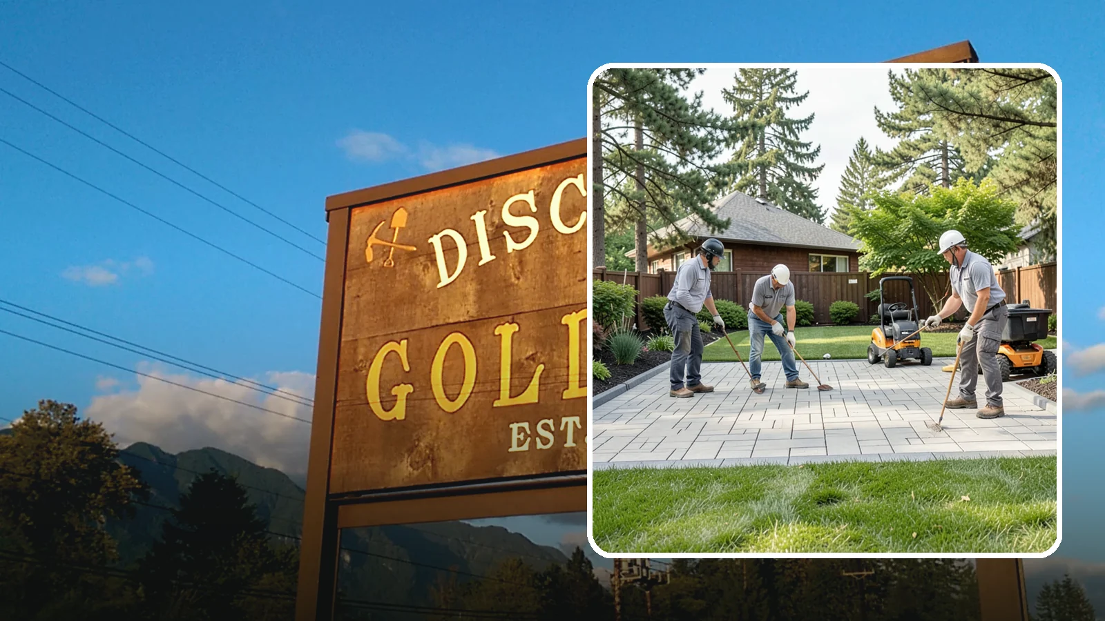 Porcelain Paver Installation in Gold Bar, Snohomish County, WA - Low-maintenance 20mm porcelain pavers that resist stains, moss, and fading, delivering a modern, near-zero-upkeep Northwest patio.