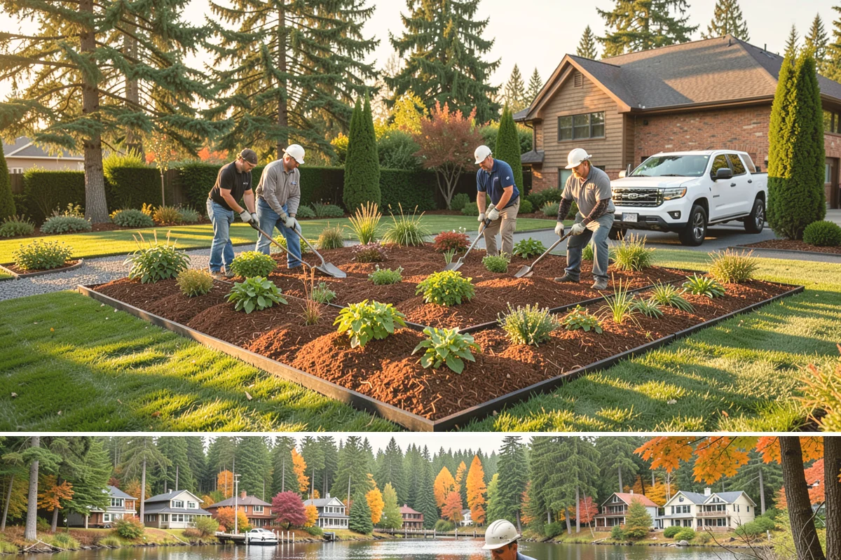 Porcelain Paver Installation in La Conner, Skagit County, WA - Installable nearly year-round given its low absorption, though a dry base window from spring to fall gives the best results.