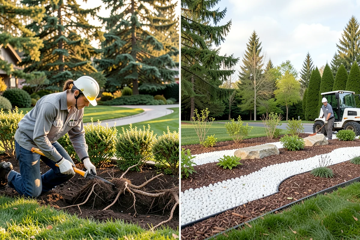 Porcelain Paver Installation in Lake Forest Park, King County, WA - Confirm layout, look, and drainage method