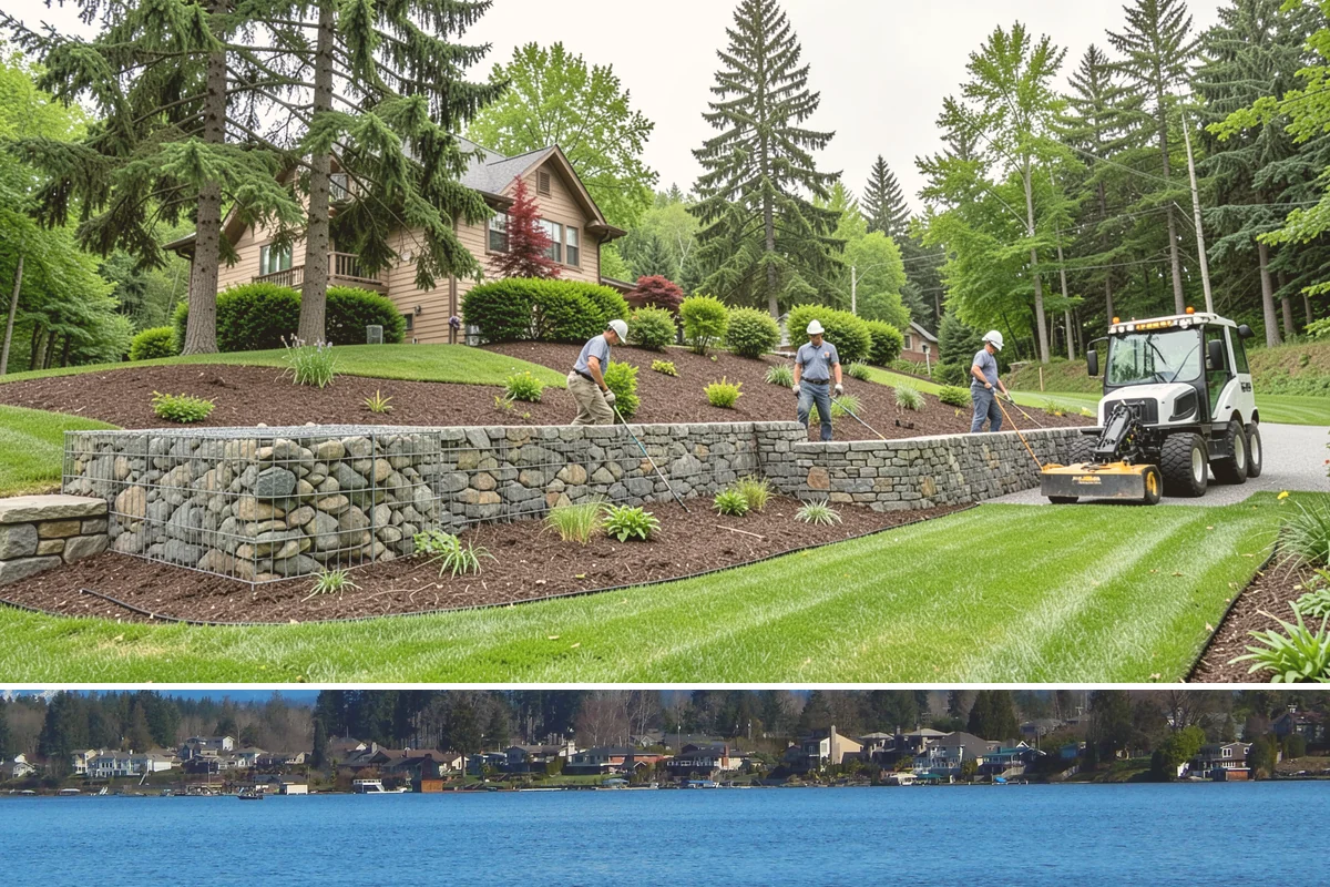 Porcelain Paver Installation in Lake Stevens, Snohomish County, WA - Installable nearly year-round given its low absorption, though a dry base window from spring to fall gives the best results.