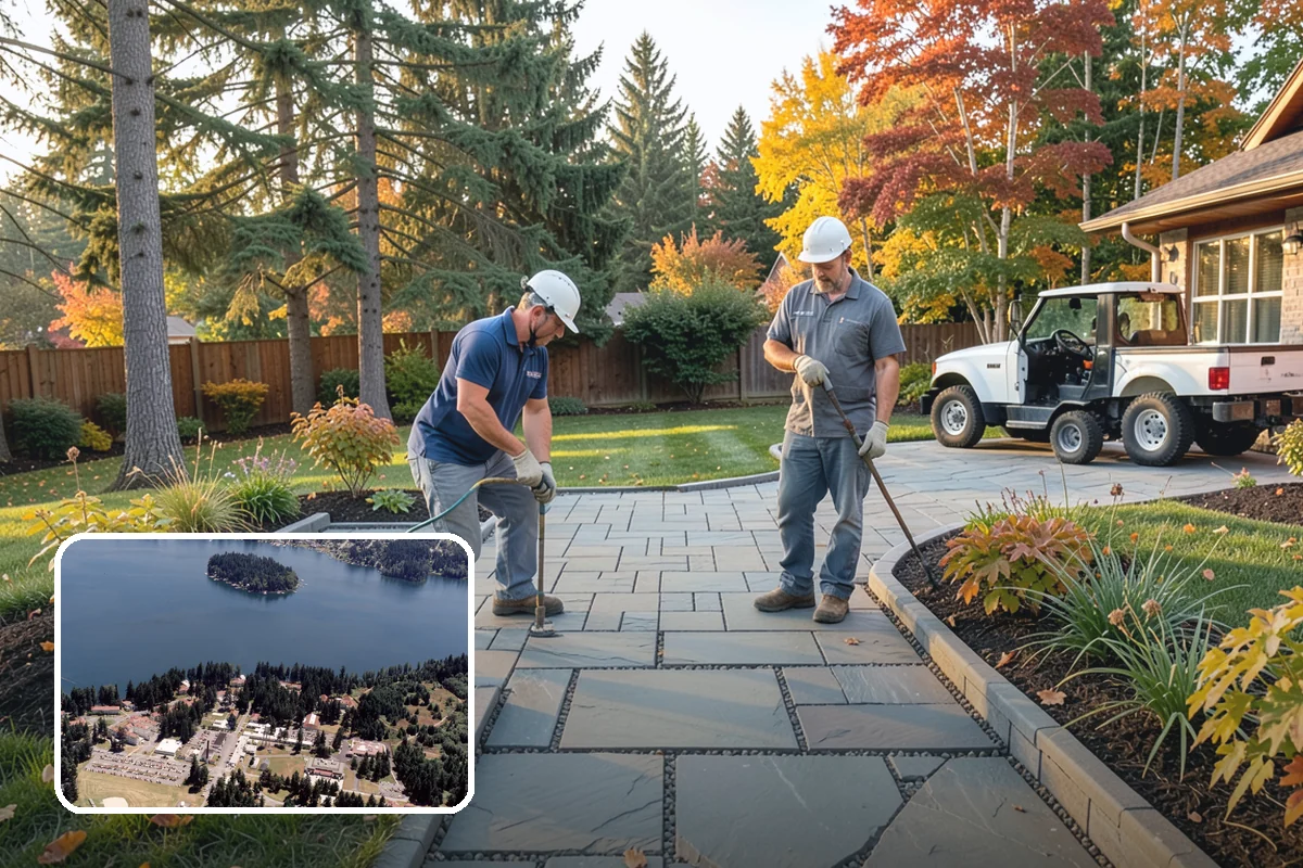 Porcelain Paver Installation in Lakewood, Pierce County, WA - Nearly nonporous and highly stain resistant