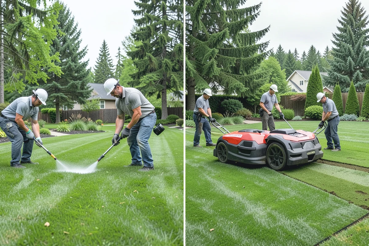 Porcelain Paver Installation in Marysville, Snohomish County, WA - Confirm layout, look, and drainage method