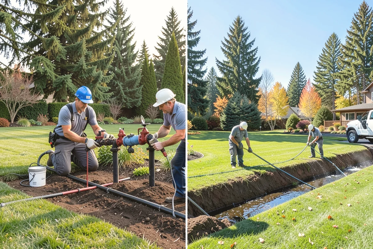 Porcelain Paver Installation in Mercer Island, King County, WA - Confirm layout, look, and drainage method