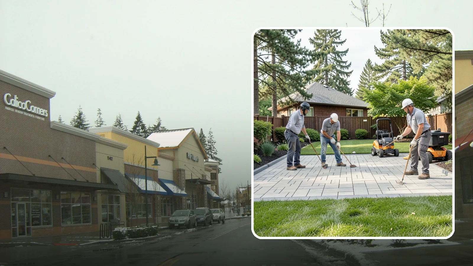 Porcelain Paver Installation in Mill Creek, Snohomish County, WA - Low-maintenance 20mm porcelain pavers that resist stains, moss, and fading, delivering a modern, near-zero-upkeep Northwest patio.