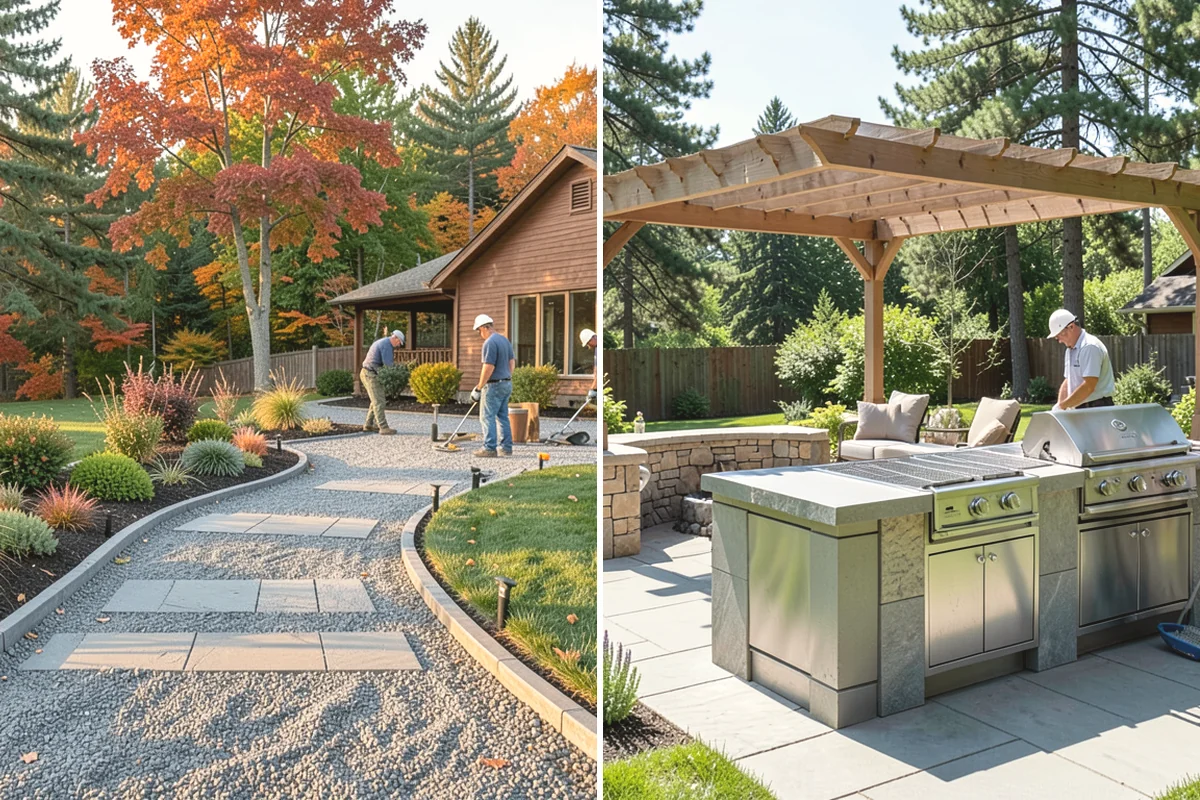 Porcelain Paver Installation in Mill Creek, Snohomish County, WA - Confirm layout, look, and drainage method