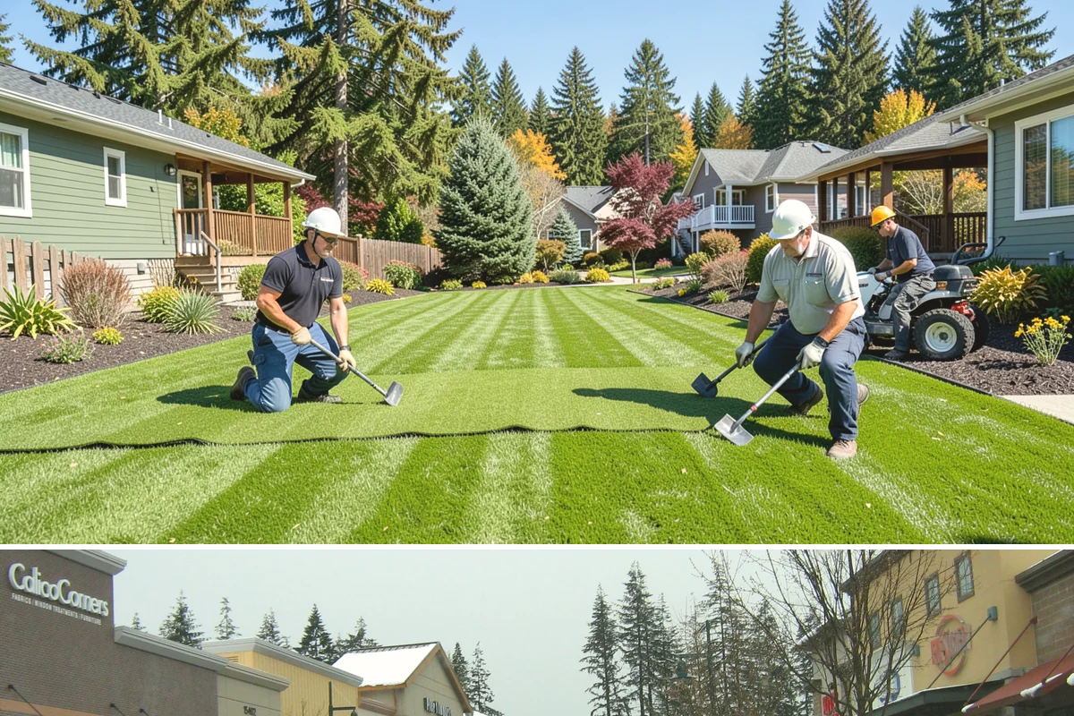 Porcelain Paver Installation in Mill Creek, Snohomish County, WA - Installable nearly year-round given its low absorption, though a dry base window from spring to fall gives the best results.