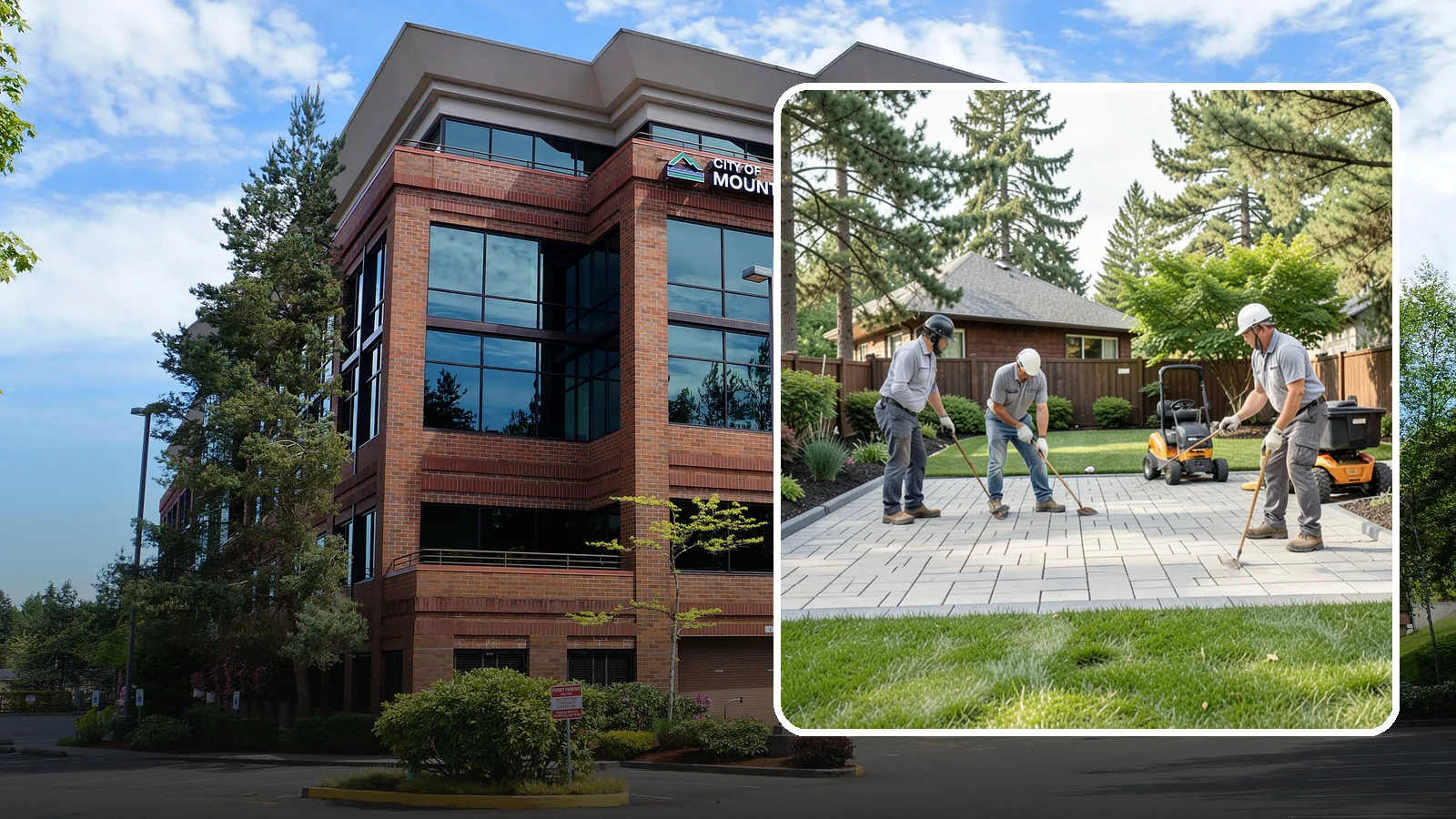 Porcelain Paver Installation in Mountlake Terrace, Snohomish County, WA - Low-maintenance 20mm porcelain pavers that resist stains, moss, and fading, delivering a modern, near-zero-upkeep Northwest patio.