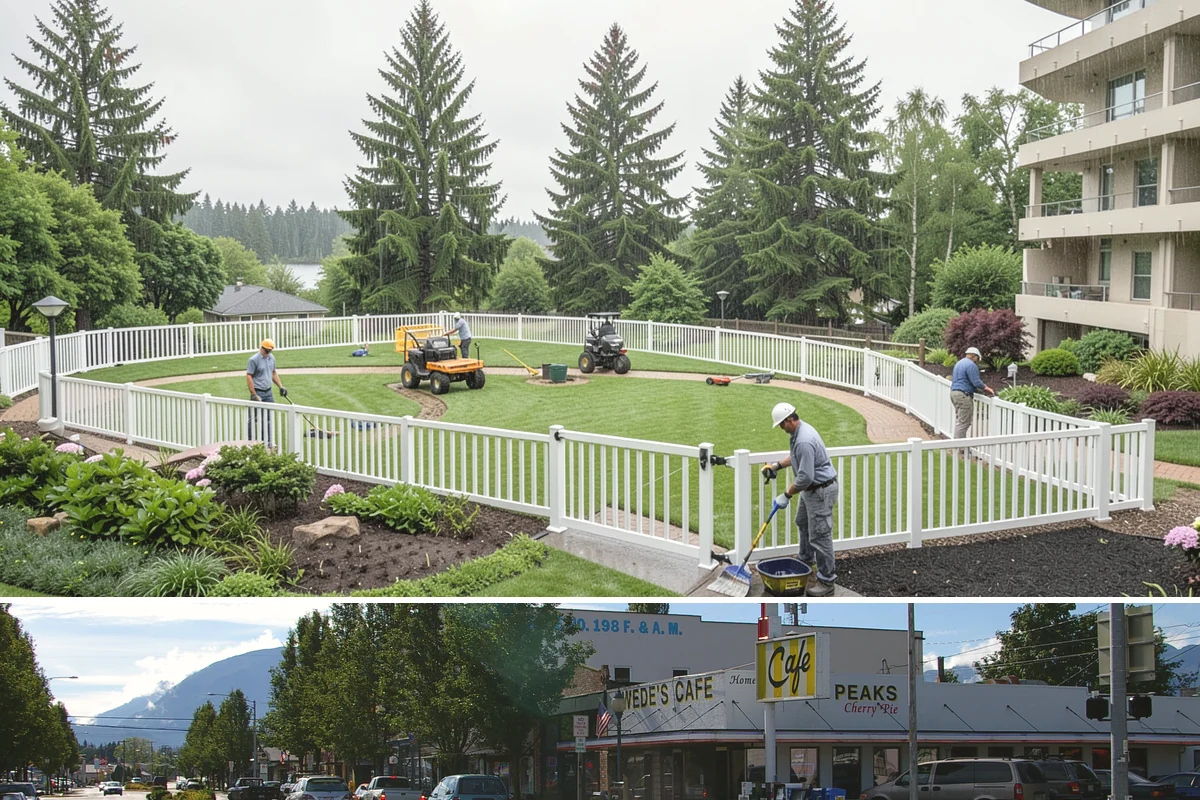 Porcelain Paver Installation in North Bend, King County, WA - Installable nearly year-round given its low absorption, though a dry base window from spring to fall gives the best results.