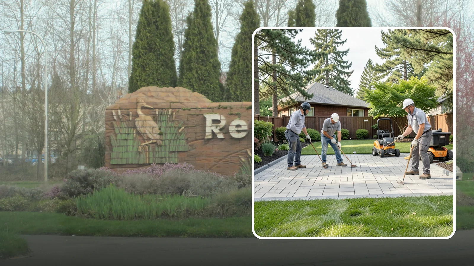 Porcelain Paver Installation in Renton, King County, WA - Low-maintenance 20mm porcelain pavers that resist stains, moss, and fading, delivering a modern, near-zero-upkeep Northwest patio.