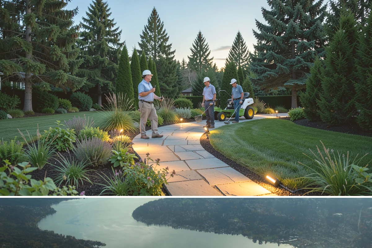 Porcelain Paver Installation in Sammamish, King County, WA - Installable nearly year-round given its low absorption, though a dry base window from spring to fall gives the best results.