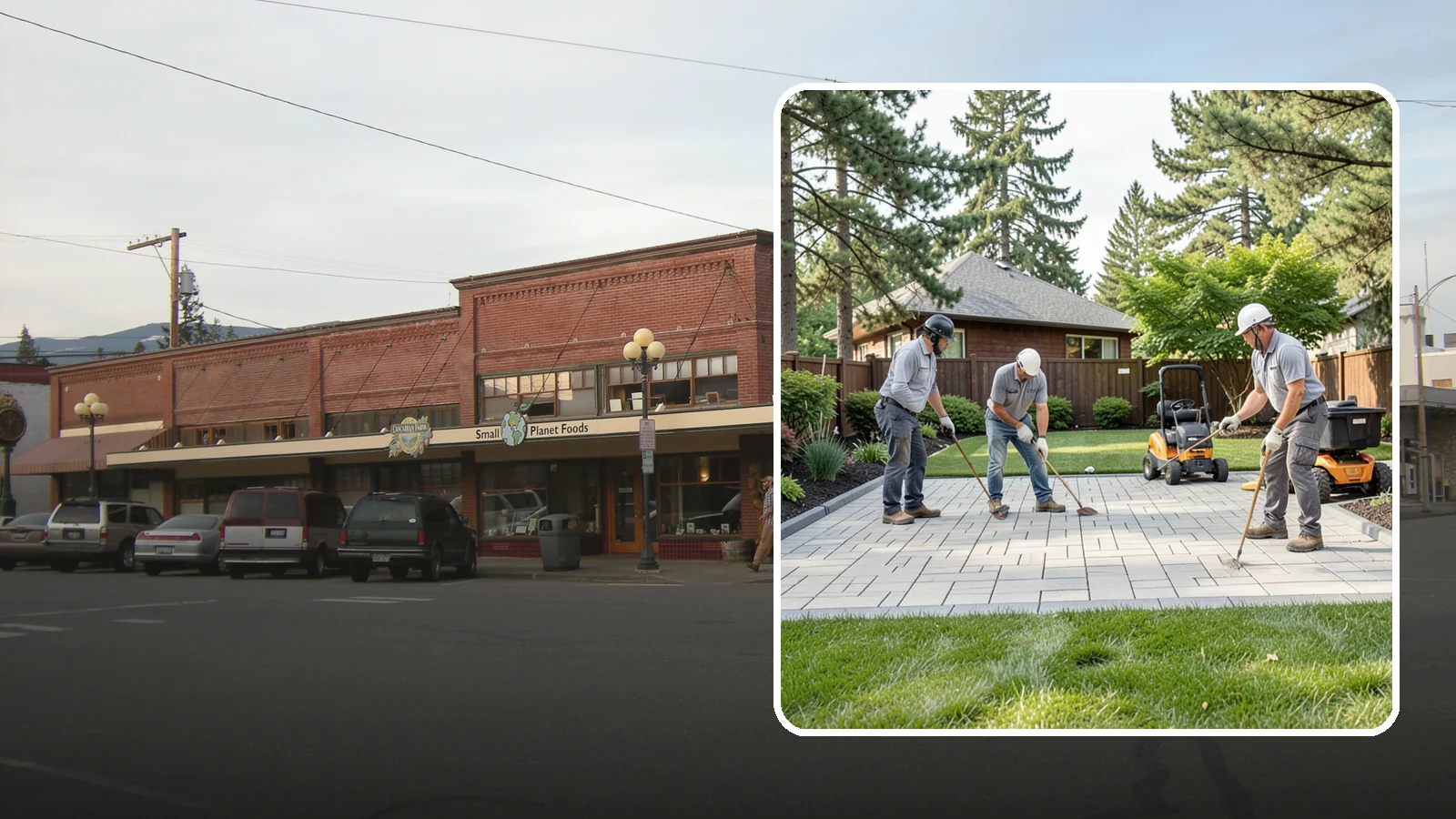Porcelain Paver Installation in Sedro-Woolley, Skagit County, WA - Low-maintenance 20mm porcelain pavers that resist stains, moss, and fading, delivering a modern, near-zero-upkeep Northwest patio.