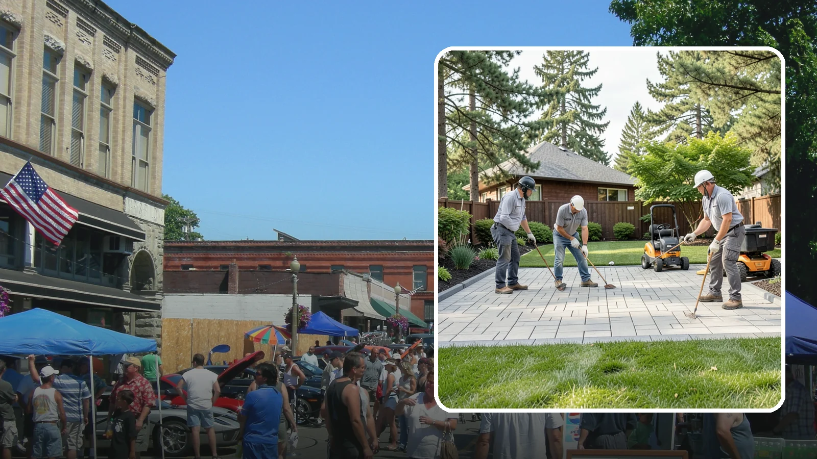 Porcelain Paver Installation in Snohomish, Snohomish County, WA - Low-maintenance 20mm porcelain pavers that resist stains, moss, and fading, delivering a modern, near-zero-upkeep Northwest patio.
